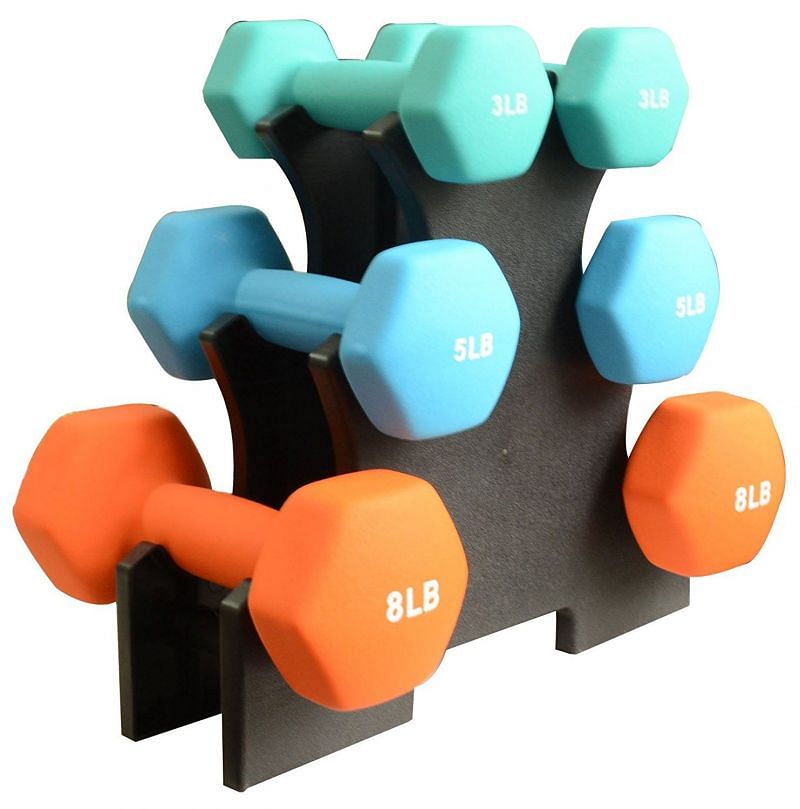 BalanceFrom 20 lb BF-D358 Dumbbell Set